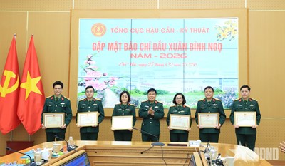 Gallery - Tổng cục Hậu cần-Kỹ thuật gặp mặt báo chí năm 2026
