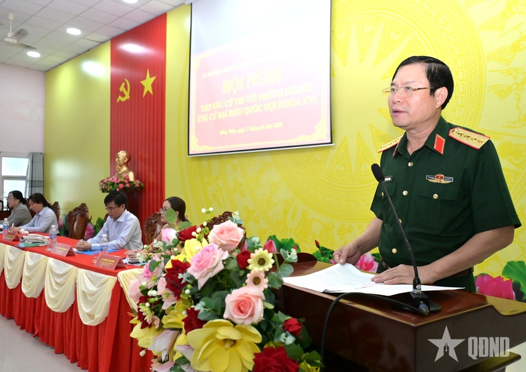 Đại tướng Nguyễn Tân Cương: Quyết tâm hoàn thành tốt nhiệm vụ người đại biểu của nhân dân