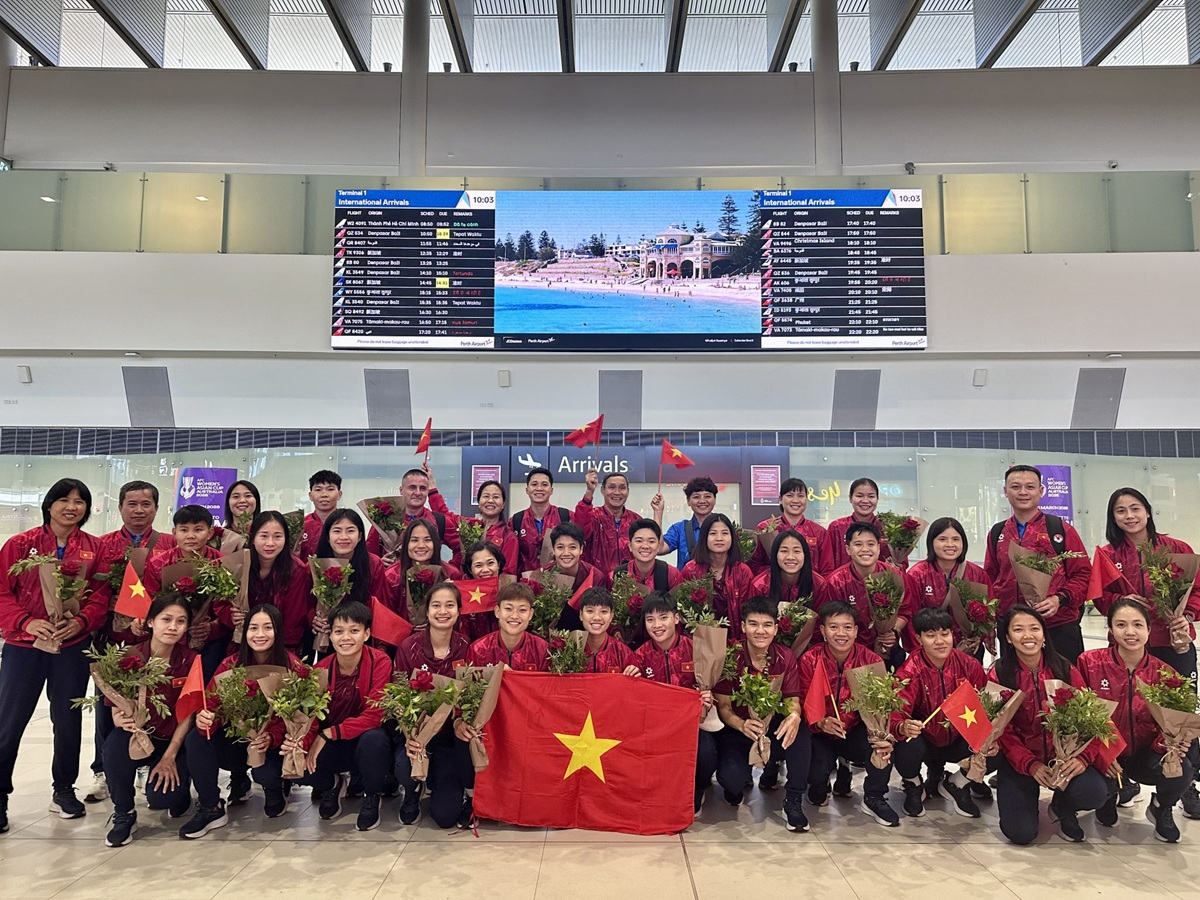 Đội tuyển bóng đá nữ Việt Nam tới Australia, sẵn sàng chinh phục Asian Cup 2026

