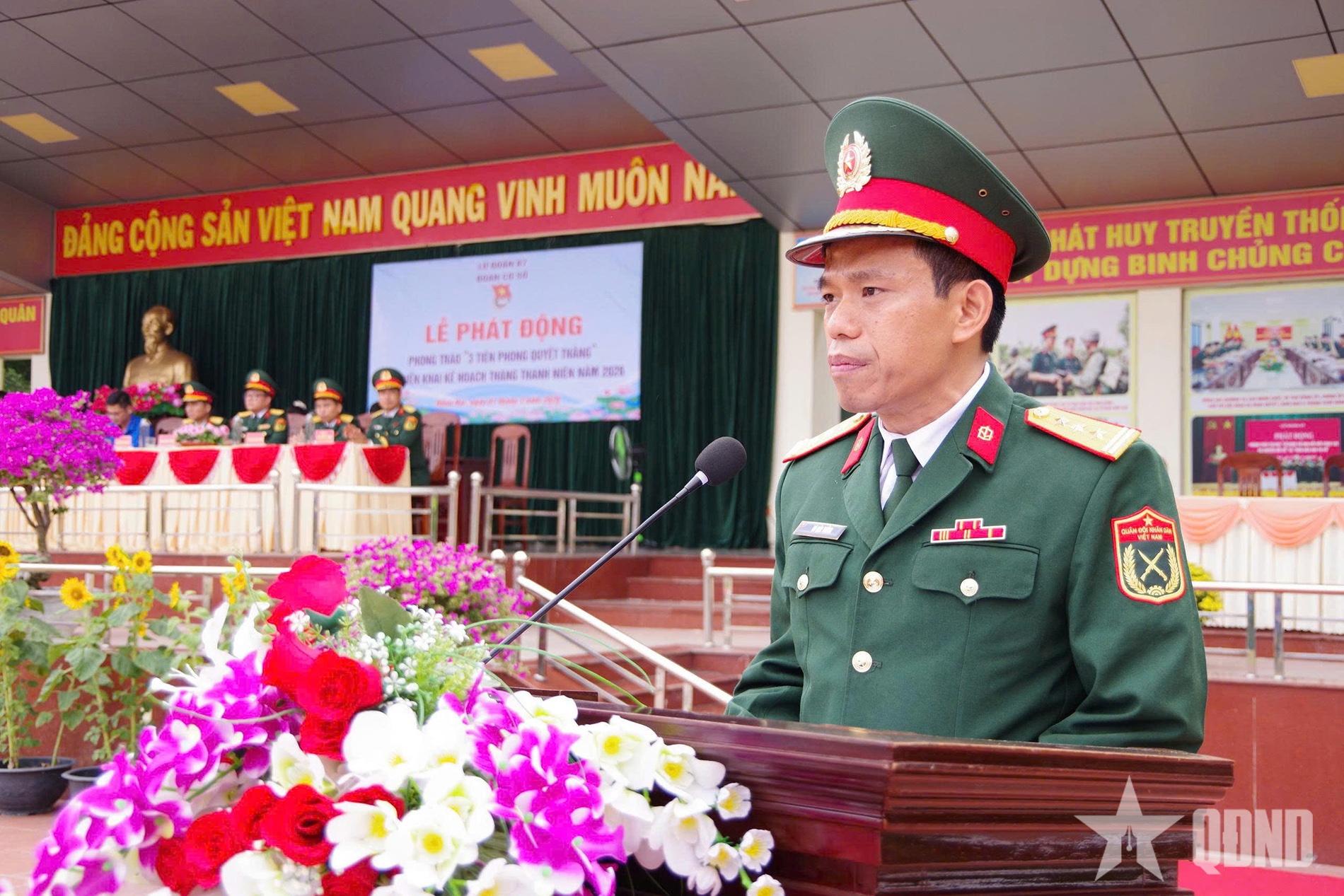 Tuổi trẻ Lữ đoàn 87 triển khai Tháng Thanh niên và phát động phong trào “3 Tiên phong quyết thắng” 