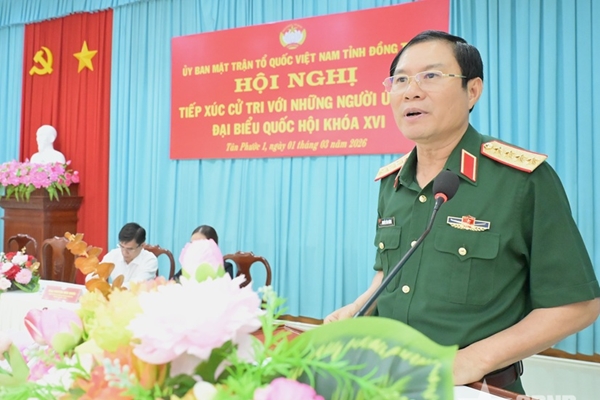 Đại tướng Nguyễn Tân Cương Quyết tâm thực hiện tốt vai trò trách nhiệm, xứng đáng với sự tin tưởng và kỳ vọng của nhân dân