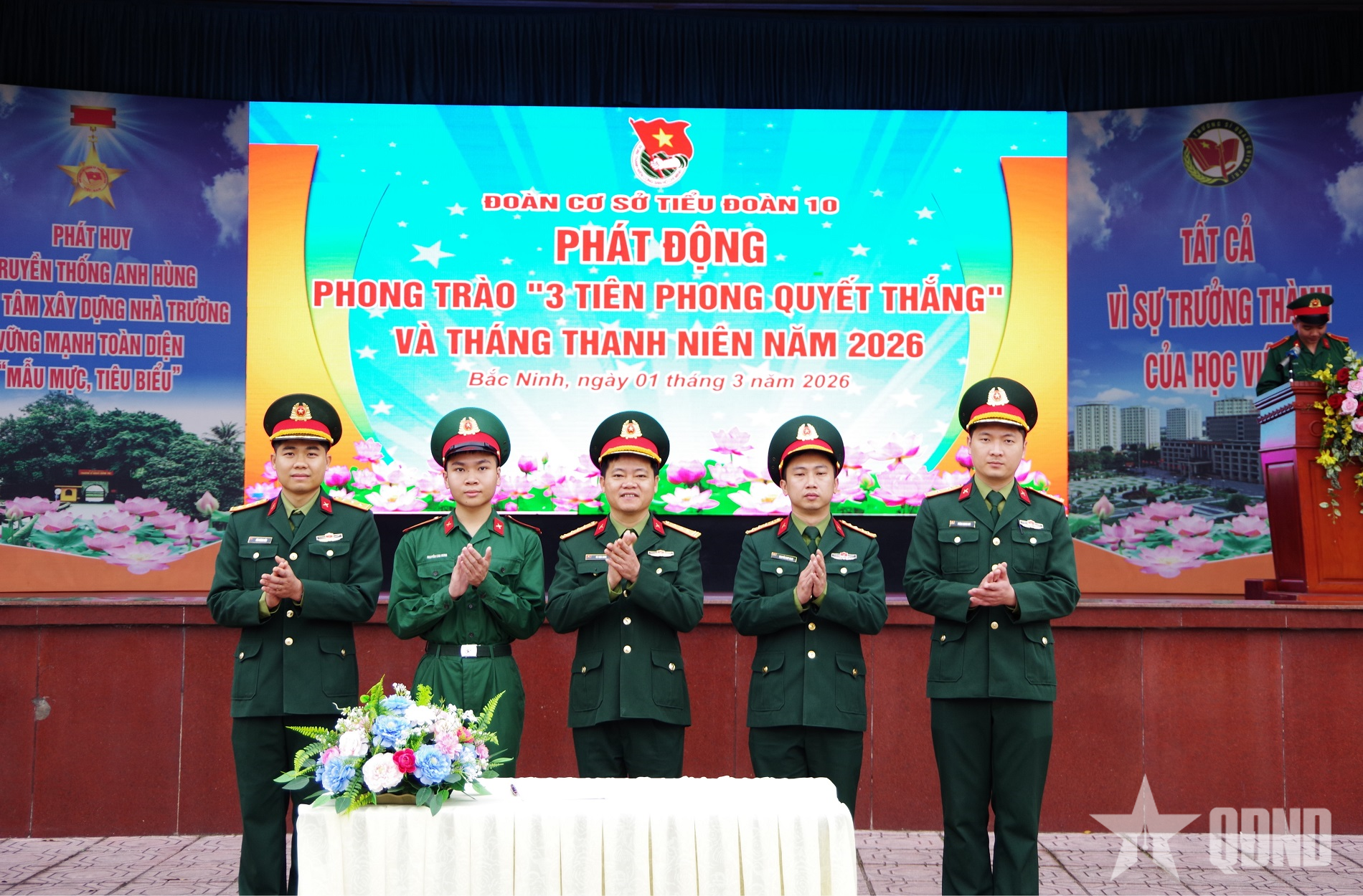 Tuổi trẻ Trường Sĩ quan Chính trị với “3 tiên phong quyết thắng”