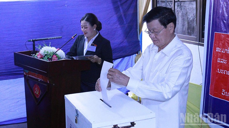 Lào công bố kết quả bầu cử đại biểu Quốc hội khóa X