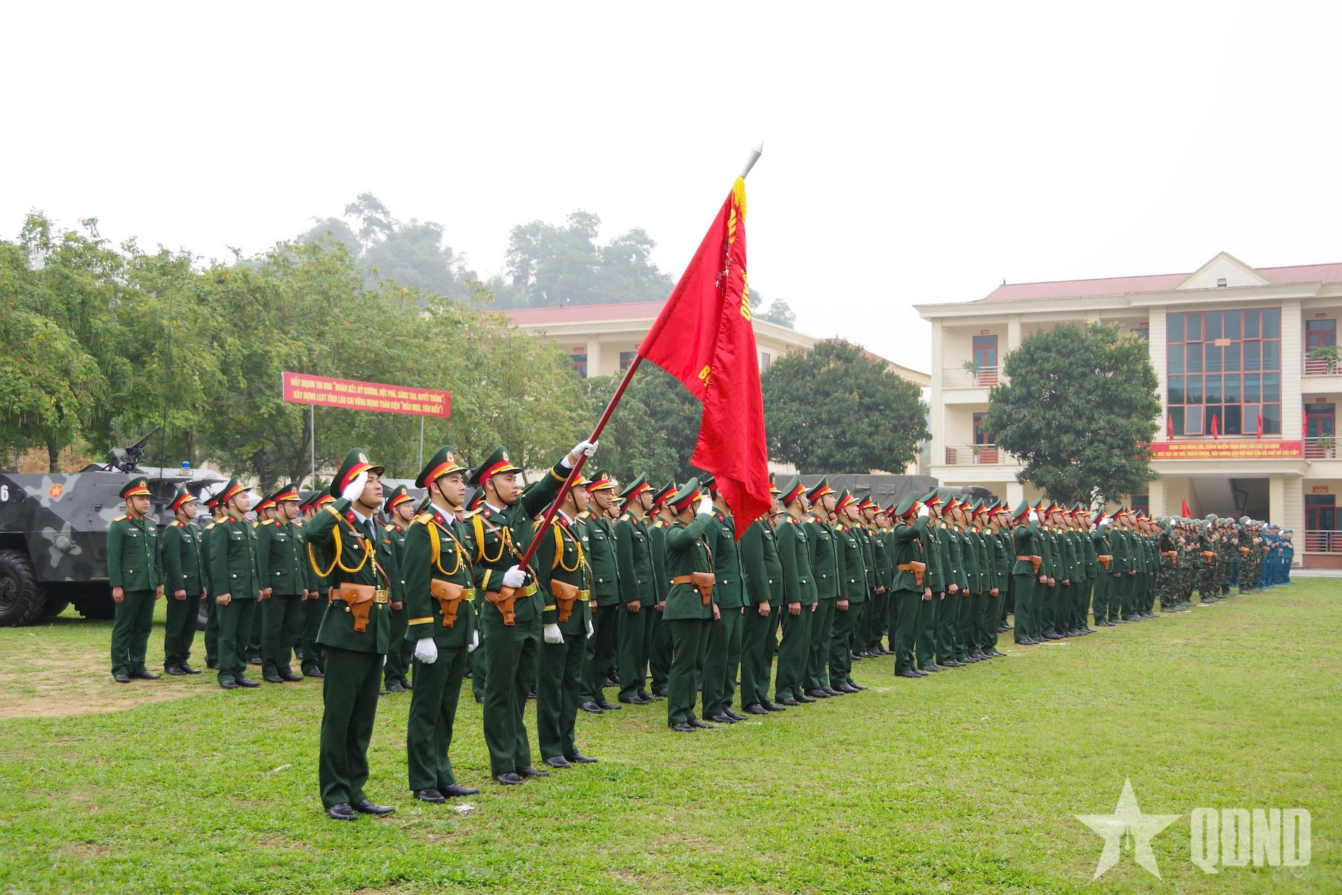 Bộ CHQS tỉnh Lào Cai tổ chức Lễ ra quân huấn luyện năm 2026