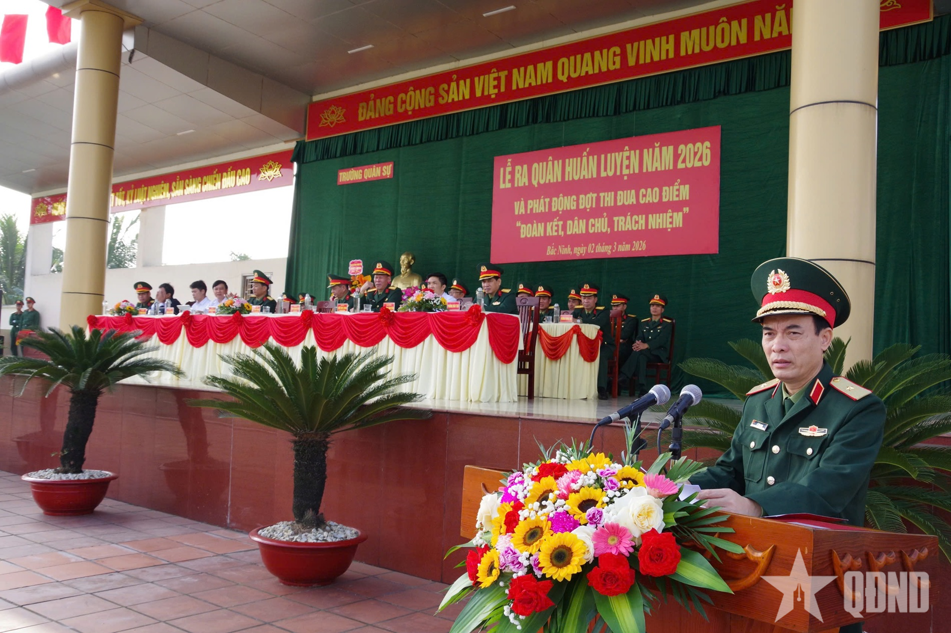 Trường Quân sự Quân đoàn 12: Quyết tâm thi đua, phấn đấu hoàn thành xuất sắc nhiệm vụ trung tâm