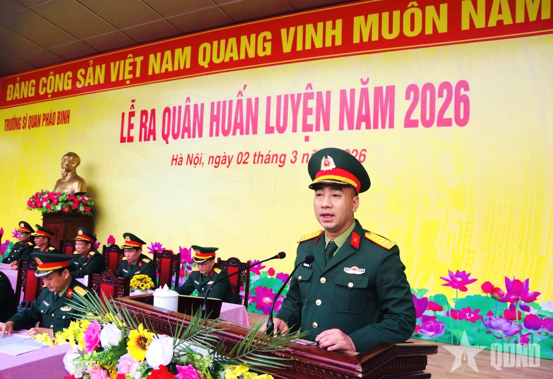 Nâng cao chất lượng huấn luyện, xây dựng Trường Sĩ quan Pháo binh vững mạnh toàn diện