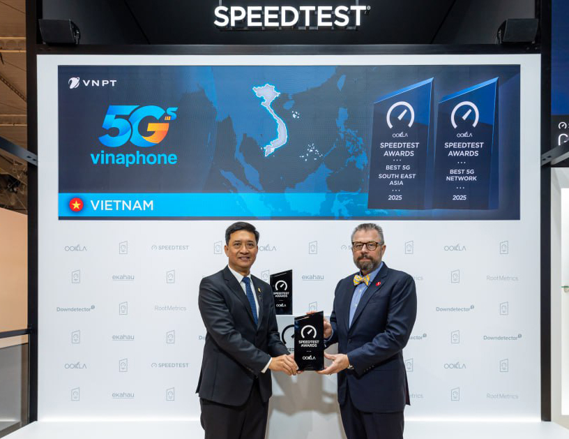 VinaPhone là nhà mạng 5G tốt nhất tại Việt Nam và khu vực Đông Nam Á