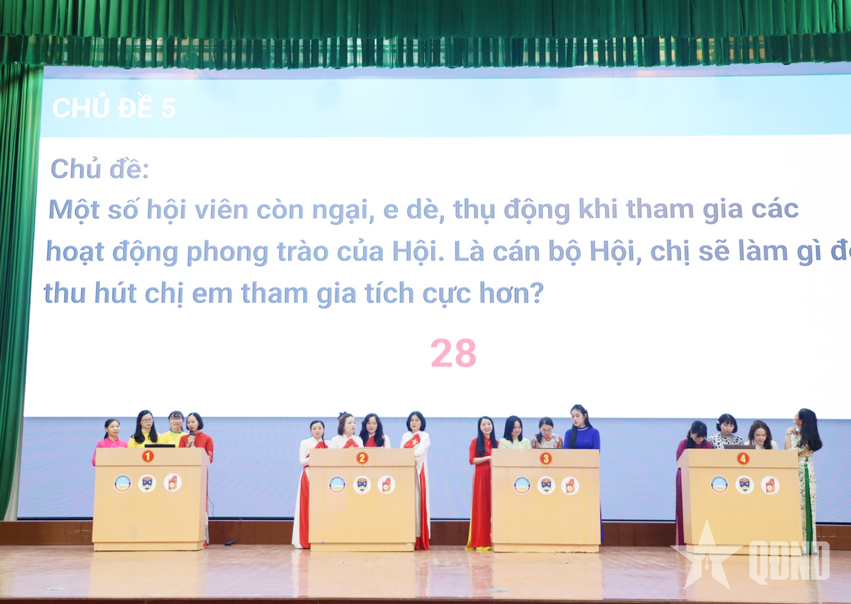 Giao lưu “Phụ nữ Quân đội vươn mình trong kỷ nguyên mới”