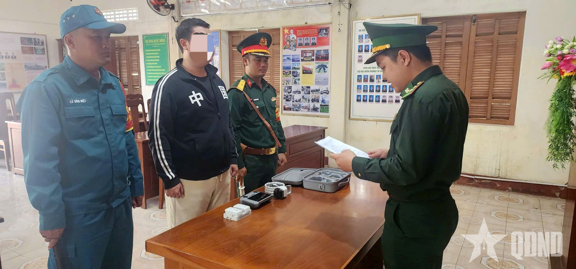 Đồn Biên phòng Hải Vân xử phạt 1 trường hợp sử dụng tàu bay không người lái chưa được cấp phép 