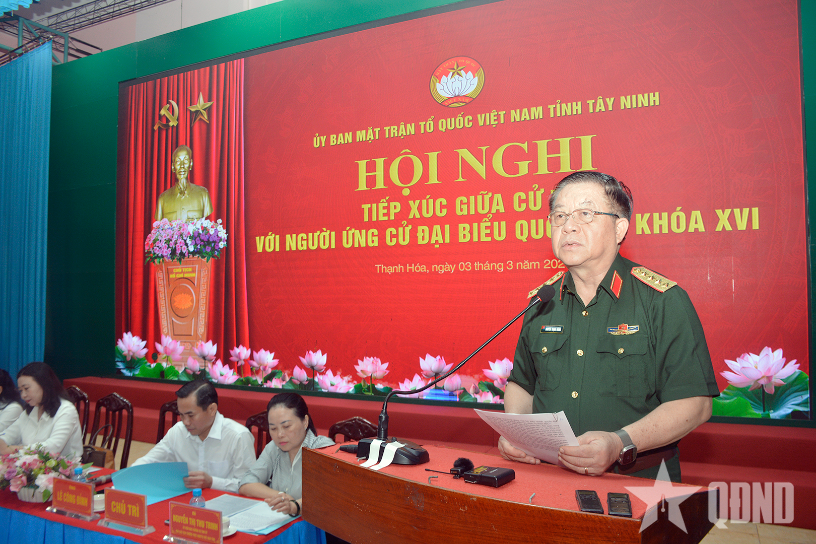 Cử tri đánh giá cao chương trình hành động của Đại tướng Nguyễn Trọng Nghĩa