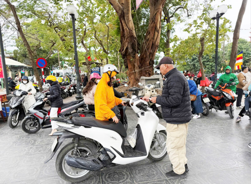 Lời cảnh tỉnh cho việc trông giữ xe trái phép