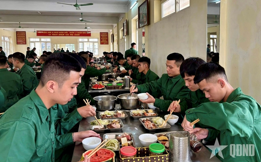 Trung đoàn 68, Sư đoàn 312 (Quân đoàn 12) đón chiến sĩ mới về đơn vị chu đáo, an toàn