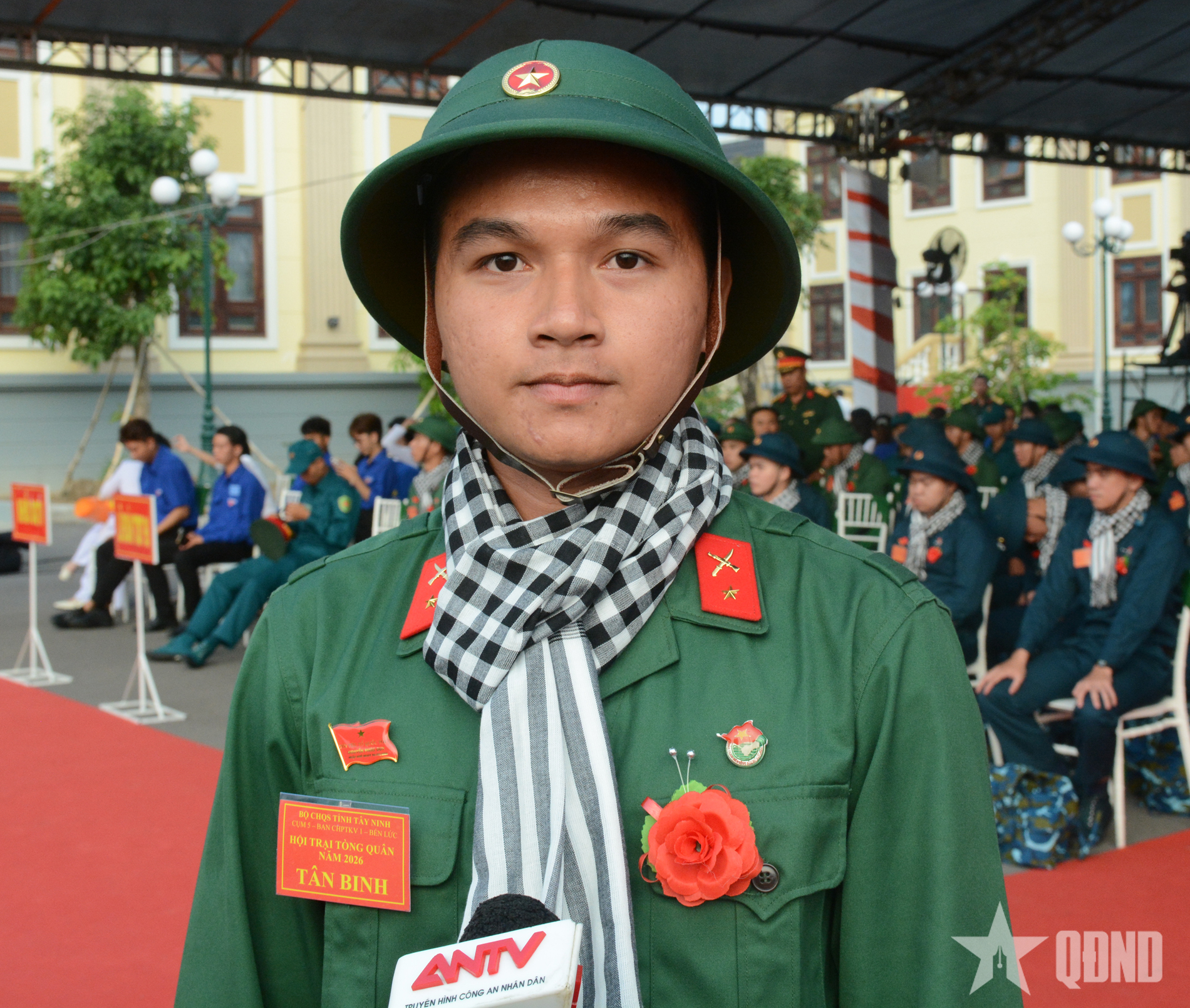 Đảng viên trẻ tỉnh Tây Ninh tình nguyện nhập ngũ