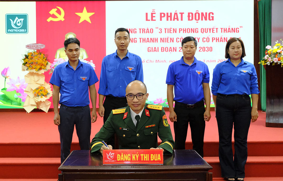 Công ty cổ phần 28.1 phát động phong trào “3 tiên phong Quyết thắng”
