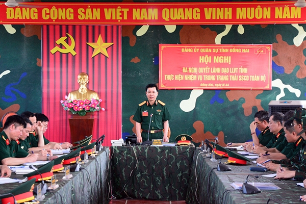 Kiểm tra luyện tập chuyển trạng thái SSCĐ giai đoạn huấn luyện 1 năm 2026 tại Đồng Nai