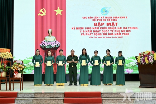 Hội Phụ nữ Cục Hậu cần - Kỹ thuật (Quân khu 9): Bản lĩnh, trí tuệ, quyết tâm xây dựng Hội vững mạnh