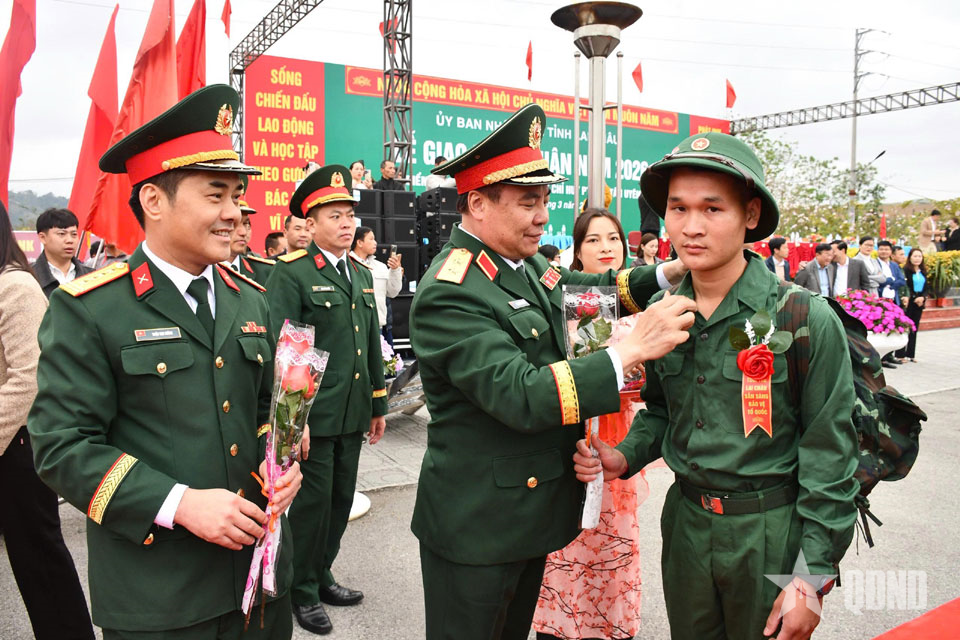 Tỉnh Lai Châu tổ chức thành công Lễ giao nhận quân năm 2026

​