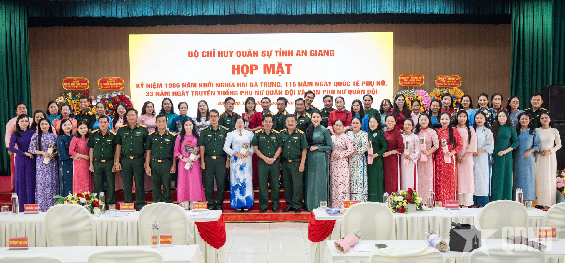 Bộ CHQS tỉnh An Giang họp mặt kỷ niệm Ngày Quốc tế Phụ nữ 8-3