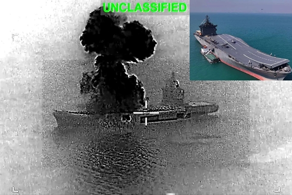 Quân sự thế giới hôm nay 7-3 Vũ khí nào đã tấn công tàu sân bay UAV Shahid Bagheri