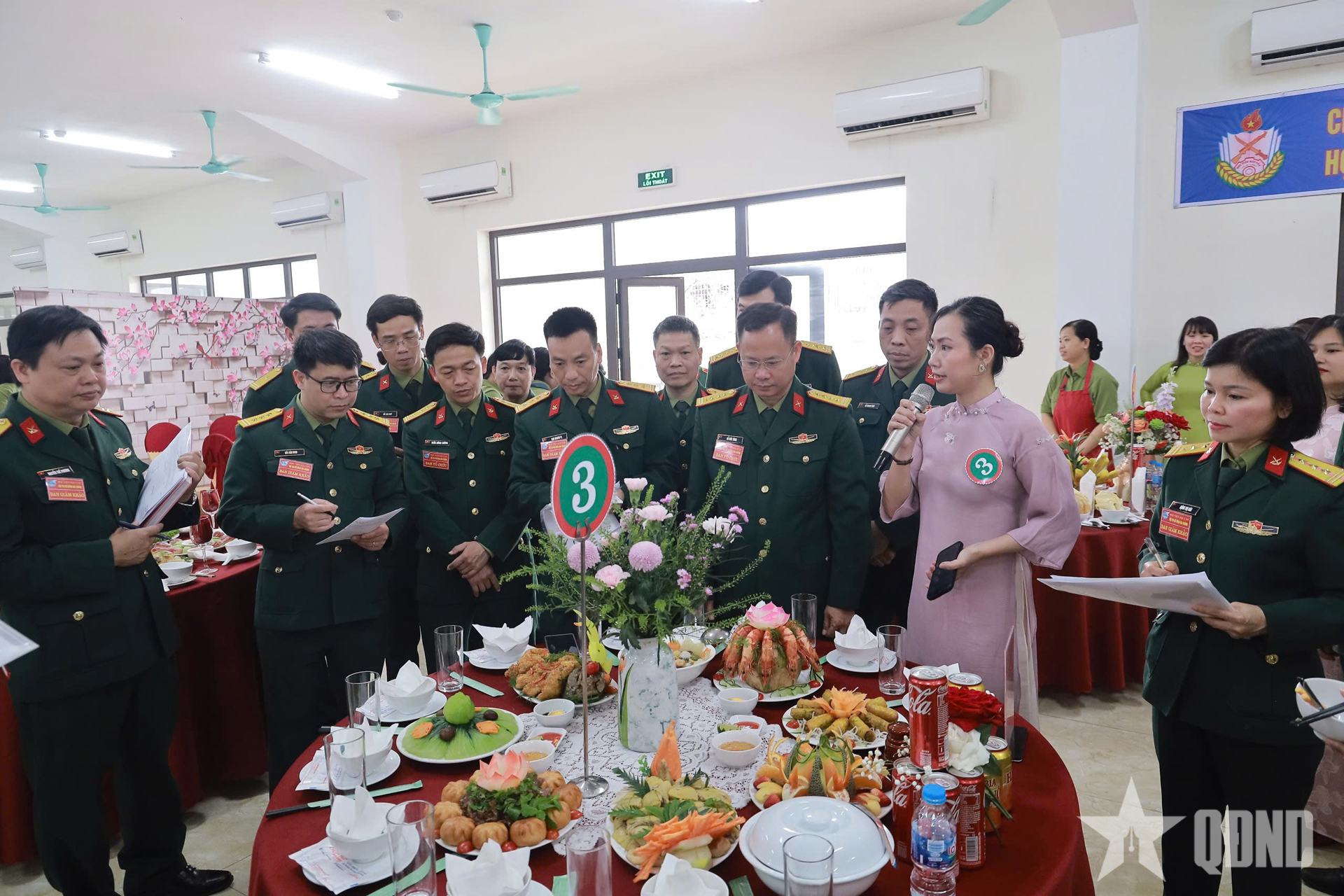 Sôi nổi Hội thi “Nữ công gia chánh” tại Học viện Hậu cần