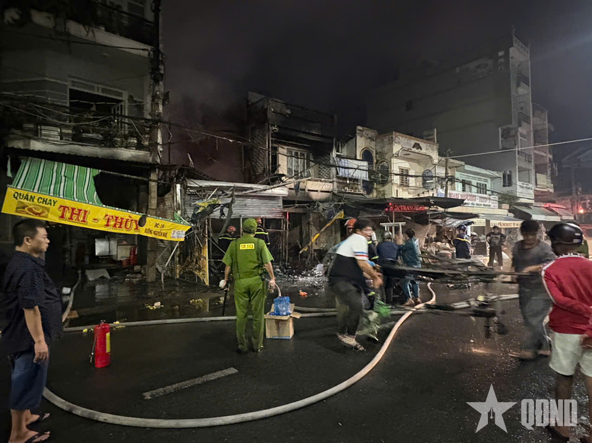 An Giang: Kịp thời khống chế vụ cháy tại phường Long Xuyên