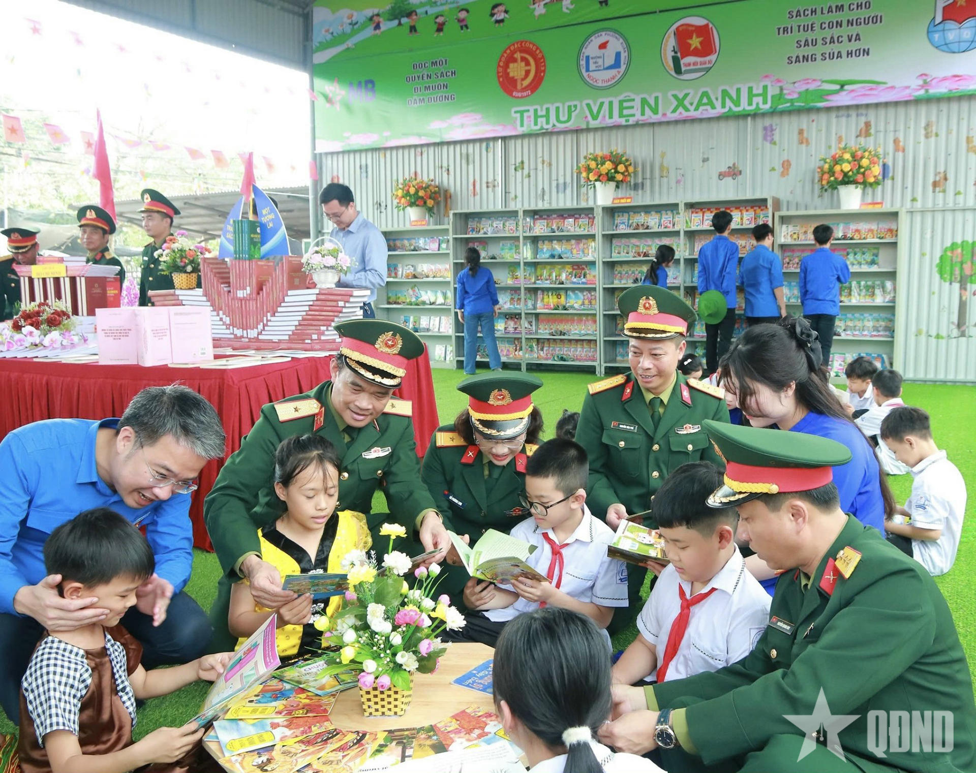 “Thư viện xanh” ở trường Ngọc Thanh A