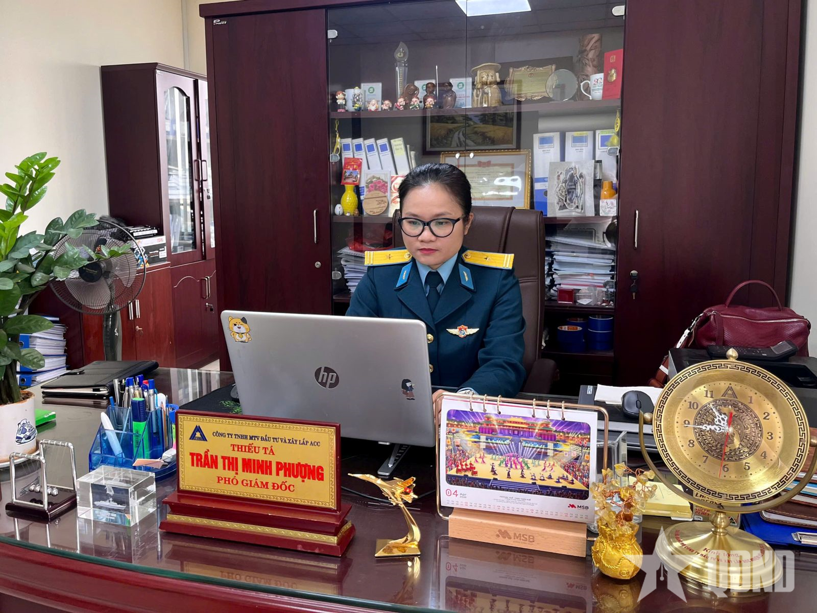 Nữ thiếu tá, Phó giám đốc ACC trưởng thành từ Học viện Kỹ thuật Quân sự