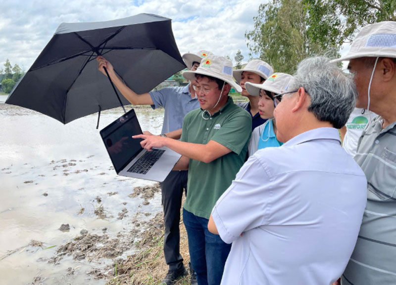 Công nghệ robot giúp nâng cao chất lượng lúa tại Đồng bằng sông Cửu Long