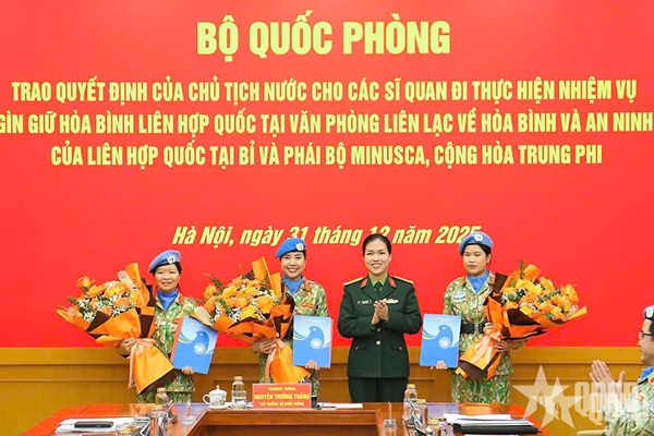 Phụ nữ Việt Nam khẳng định vai trò trong sứ mệnh GGHB LHQ