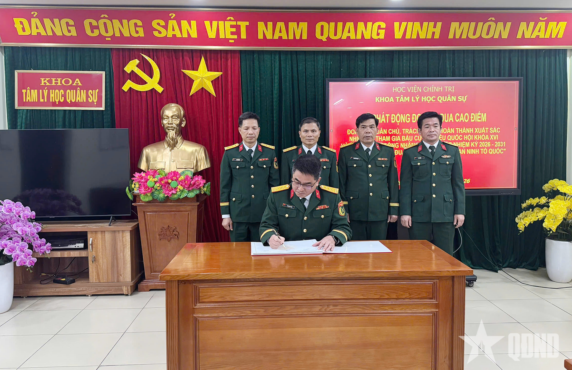 Tâm thế sẵn sàng của Học viện Chính trị trước ngày hội bầu cử