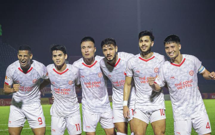 Thể Công-Viettel áp sát ngôi đầu V-League 2025-2026

