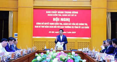 View - 	Đại tướng Phan Văn Giang chủ trì Hội nghị công bố quyết định kiểm tra