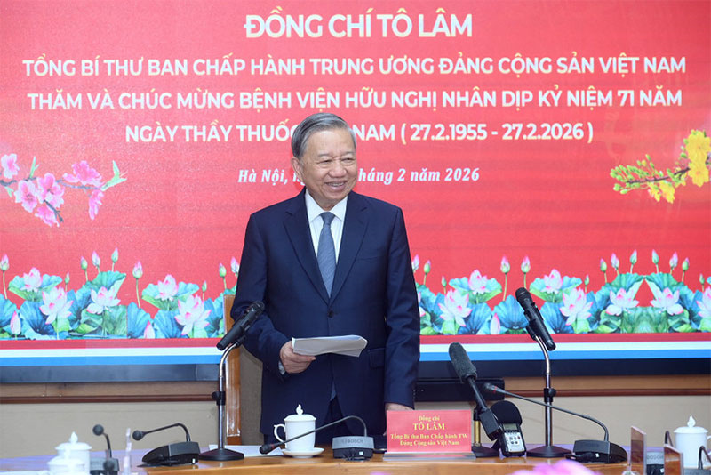 Thông báo kết luận của Tổng Bí thư Tô Lâm nhân kỷ niệm 71 năm Ngày Thầy thuốc Việt Nam