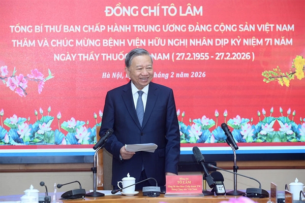 Thông báo kết luận của Tổng Bí thư Tô Lâm nhân kỷ niệm 71 năm Ngày Thầy thuốc Việt Nam