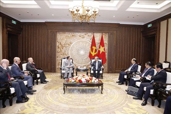 Tổng B&iacute; thư T&ocirc; L&acirc;m tiếp Chủ tịch ki&ecirc;m Tổng gi&aacute;m đốc điều h&agrave;nh Tập đo&agrave;n GE Vernova (Hoa Kỳ)