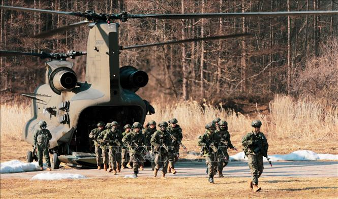 Hàn Quốc và Mỹ tập trận chung Lá chắn Tự do thường niên

