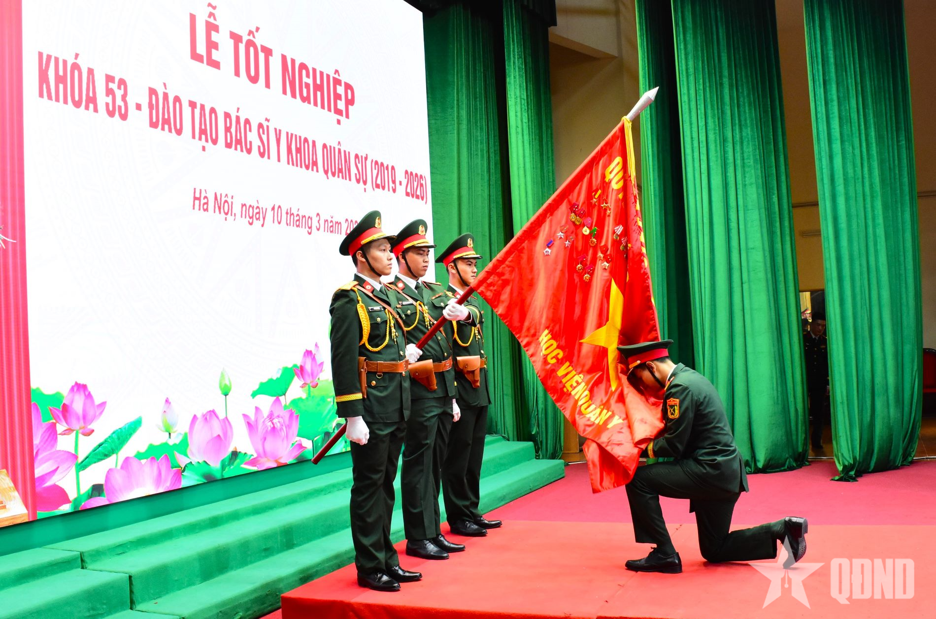 Học viện Quân y tổ chức Lễ tốt nghiệp khóa 53 đào tạo bác sĩ y khoa quân sự 