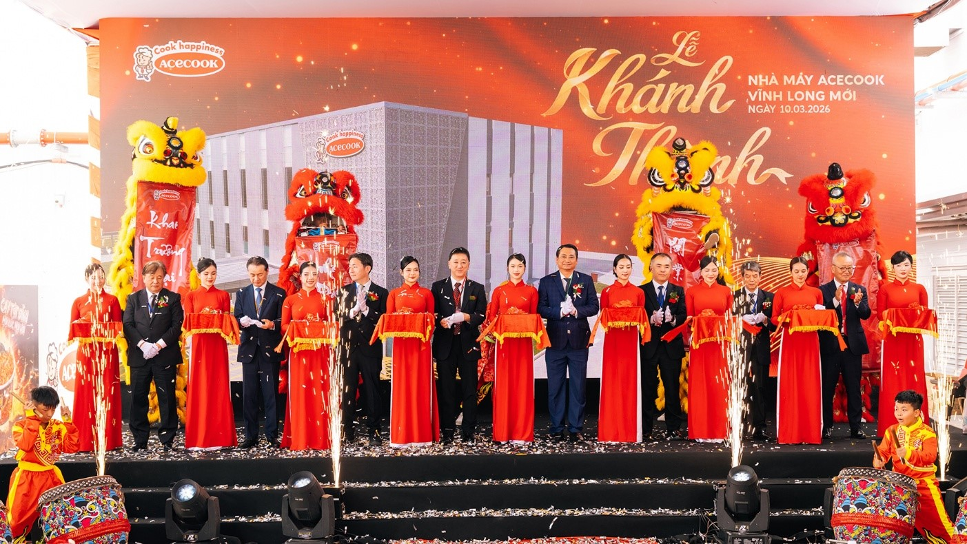 Công ty cổ phần Acecook Việt Nam khánh thành nhà máy Vĩnh Long mới - “Kiến tạo tinh hoa, mở lối tương lai”