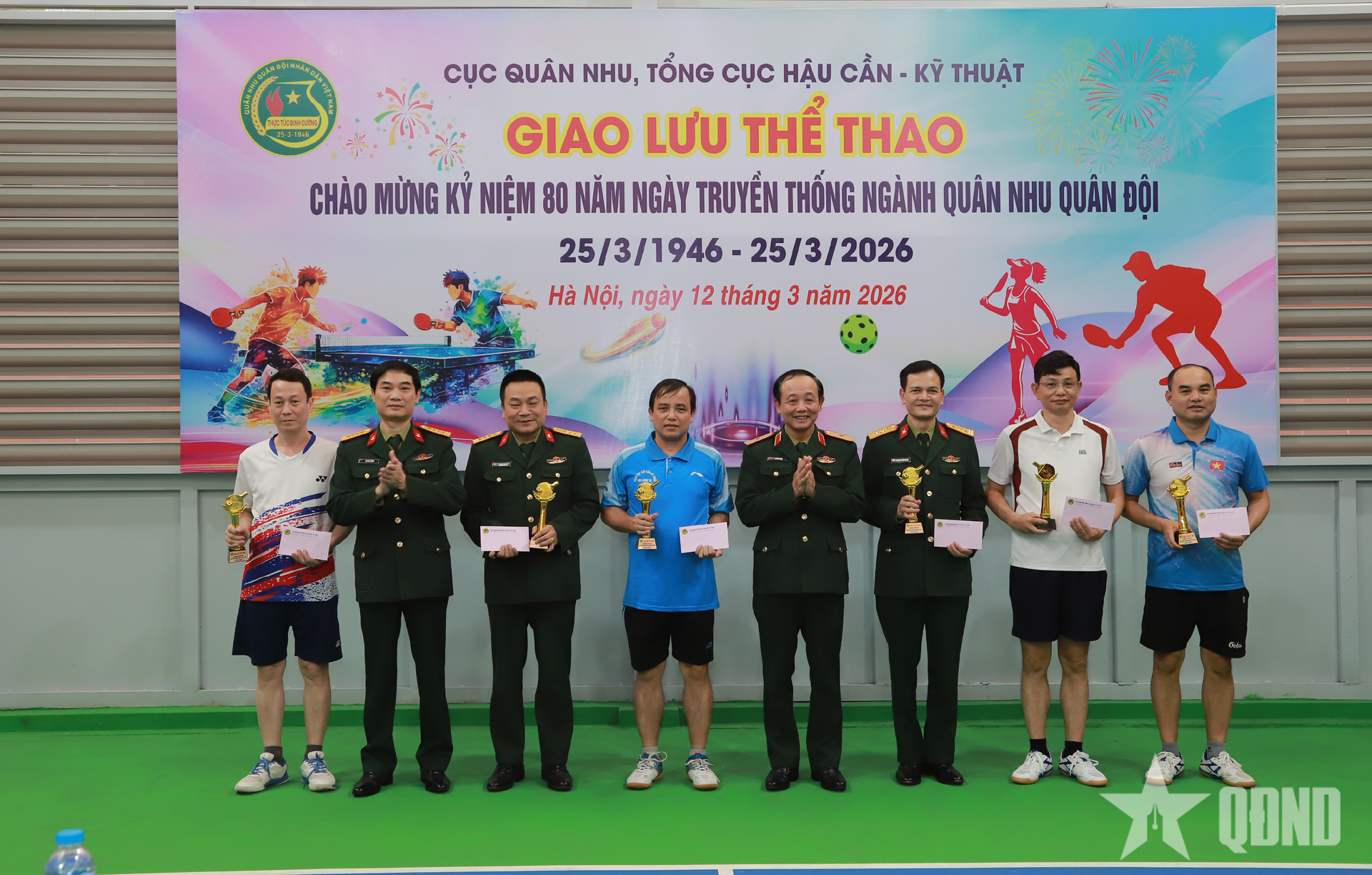 Giao lưu thể thao chào mừng 80 năm Ngày truyền thống ngành Quân nhu Quân đội