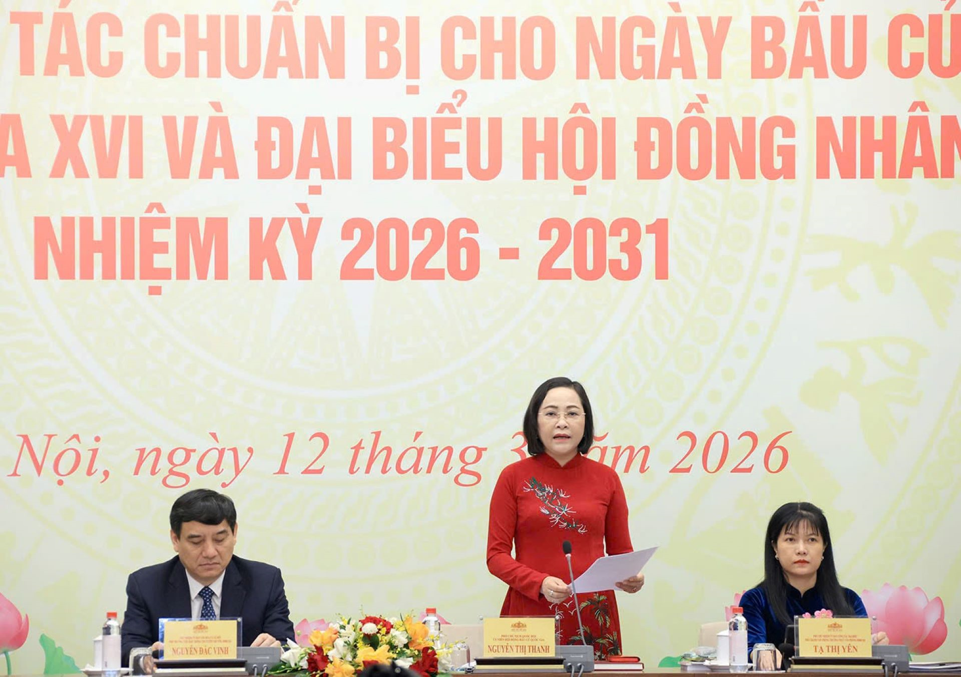 Hội đồng Bầu cử Quốc gia họp báo về công tác chuẩn bị Ngày bầu cử