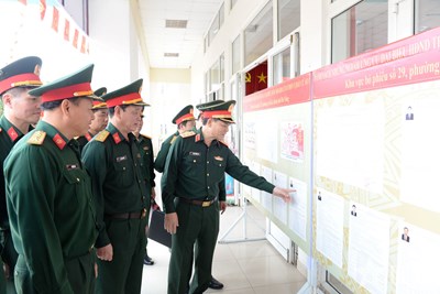Gallery - 	Lữ đoàn Phòng hóa 88 chủ động phương án, bảo vệ an toàn cuộc bầu cử