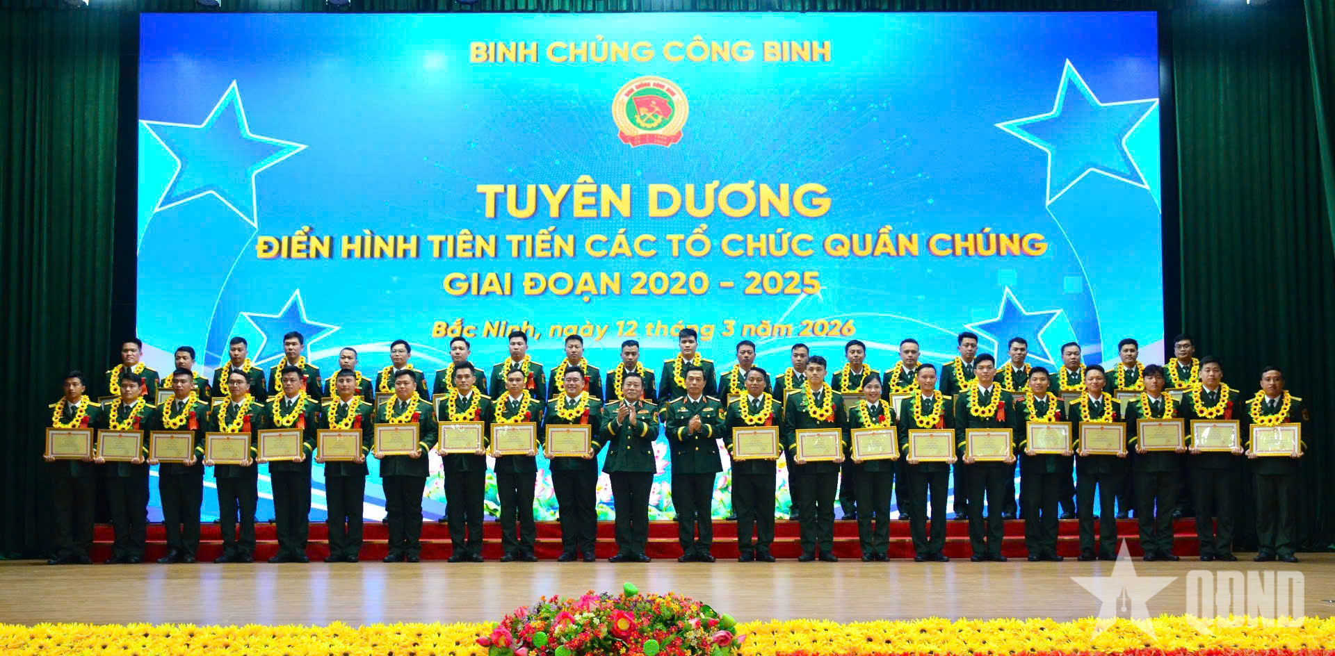 Binh chủng Công binh tuyên dương 80 điển hình tiên tiến các tổ chức quần chúng