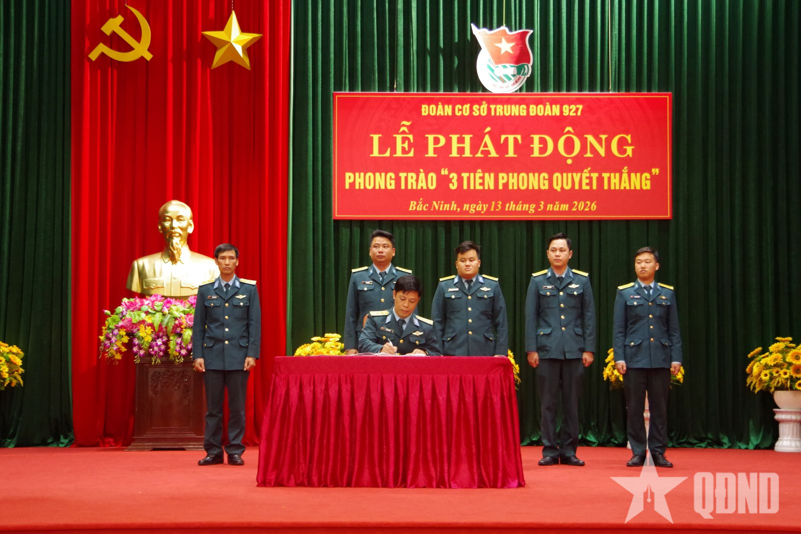 Trung đoàn 927 phát động phong trào “3 Tiên phong quyết thắng”