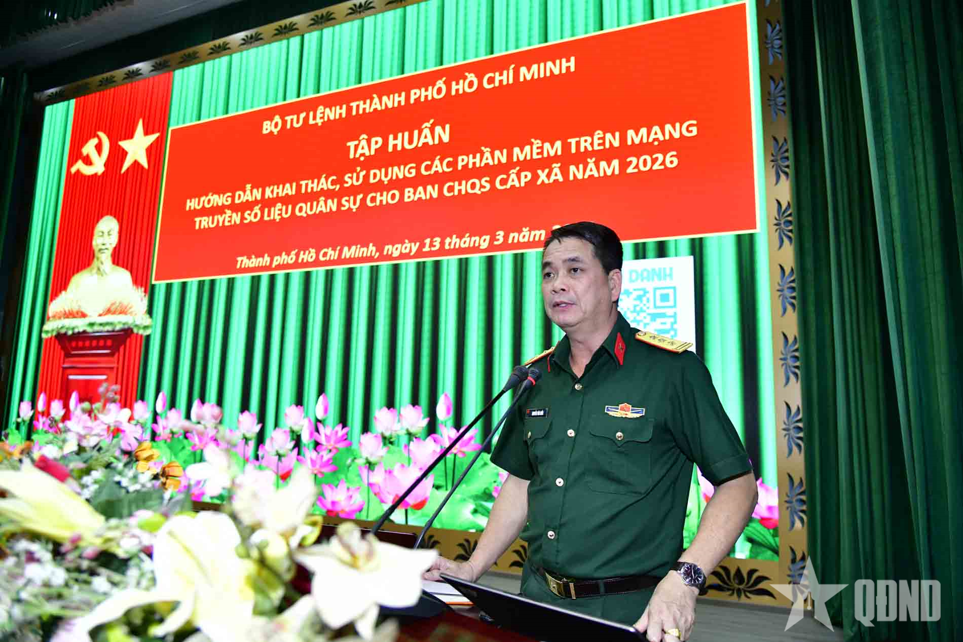 Bộ tư lệnh TP Hồ Chí Minh: Tập huấn sử dụng phần mềm truyền số liệu quân sự