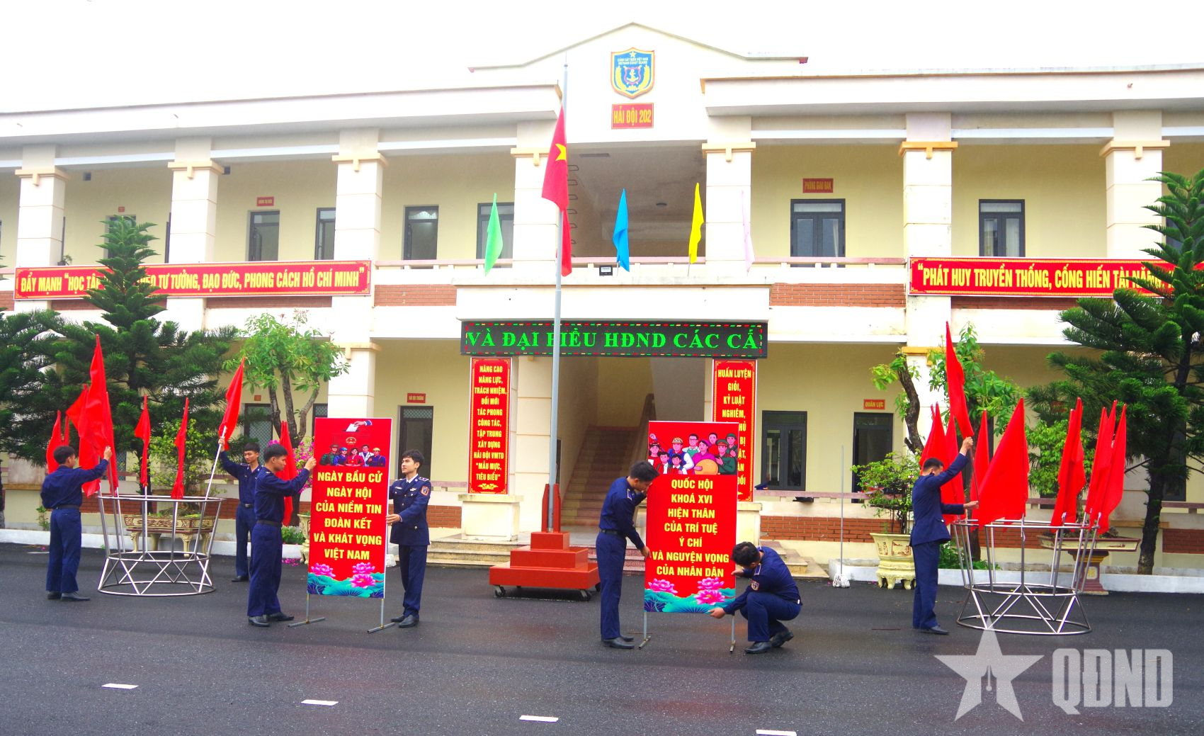 Hải đội 202 chuẩn bị chu đáo cho Ngày hội non sông