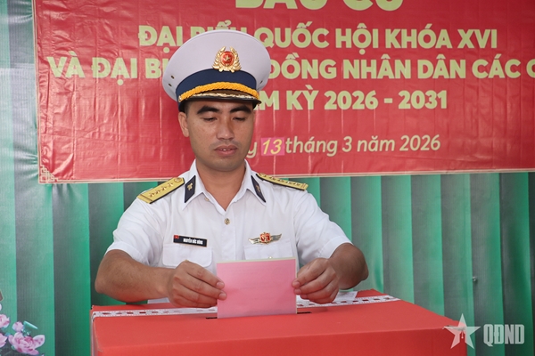 Hòn Chuối Cà Mau hoàn thành bầu cử sớm