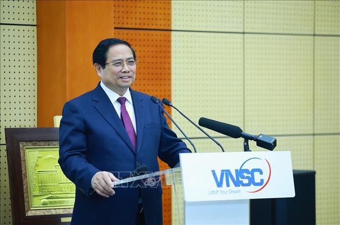 Thủ tướng Phạm Minh Chính: Phát triển khoa học công nghệ không gian vũ trụ trên tinh thần “3 đẩy mạnh” và “3 cùng”

