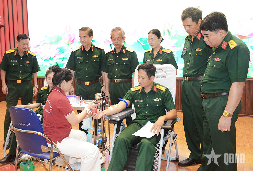 Trường Sĩ quan Lục quân 2 phát động hiến máu tình nguyện năm 2026