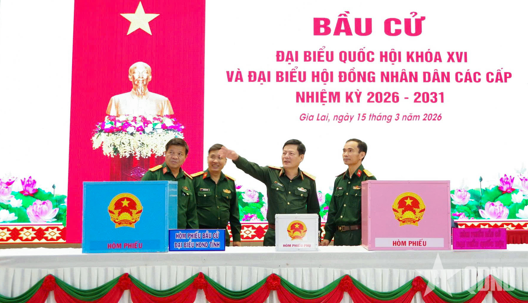 Quân đoàn 34: Hoàn thành công tác chuẩn bị, sẵn sàng cho ngày bầu cử