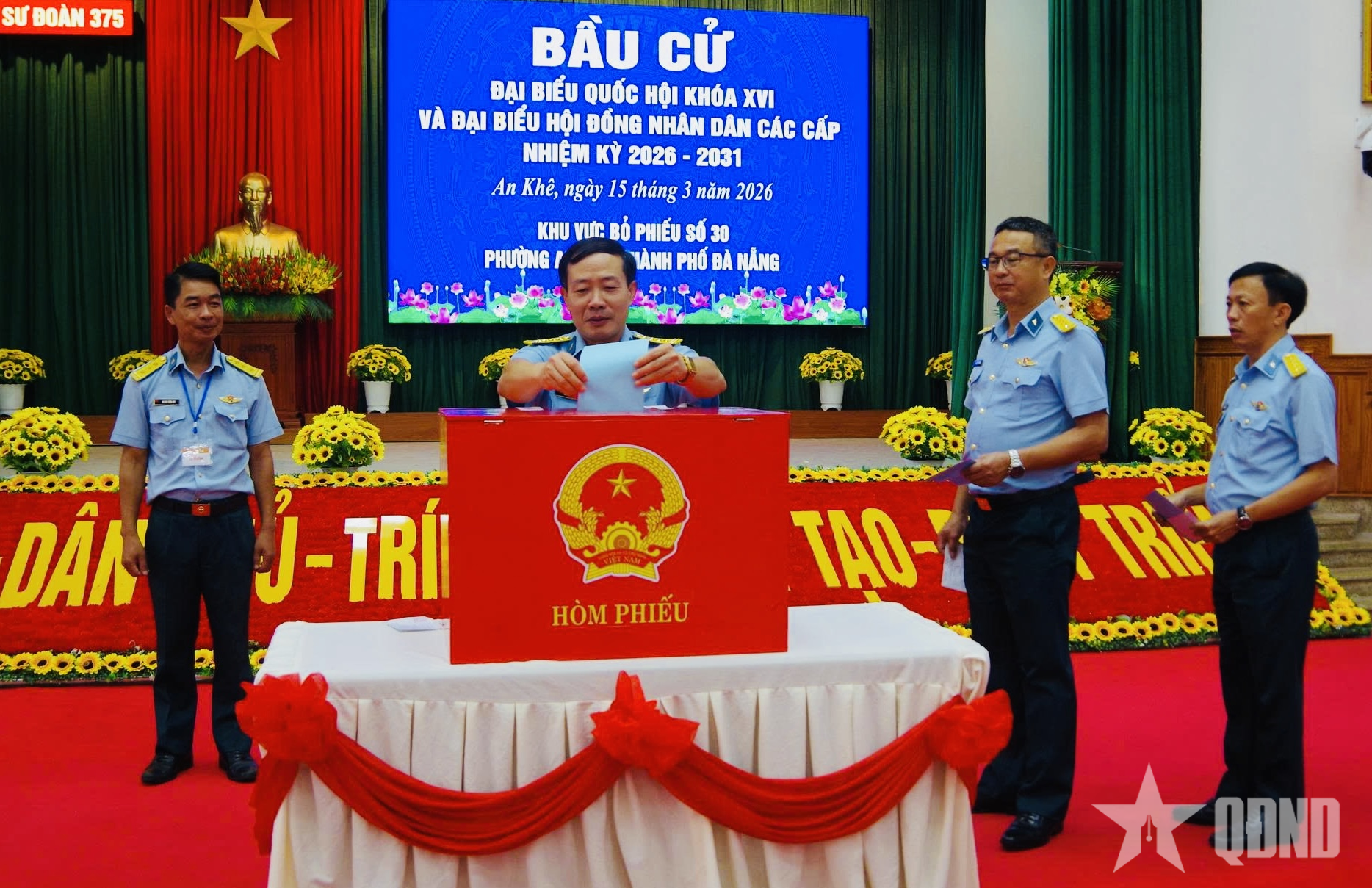 Sư đoàn Phòng không 375 hoàn thành bầu cử nhanh, an toàn, đúng luật